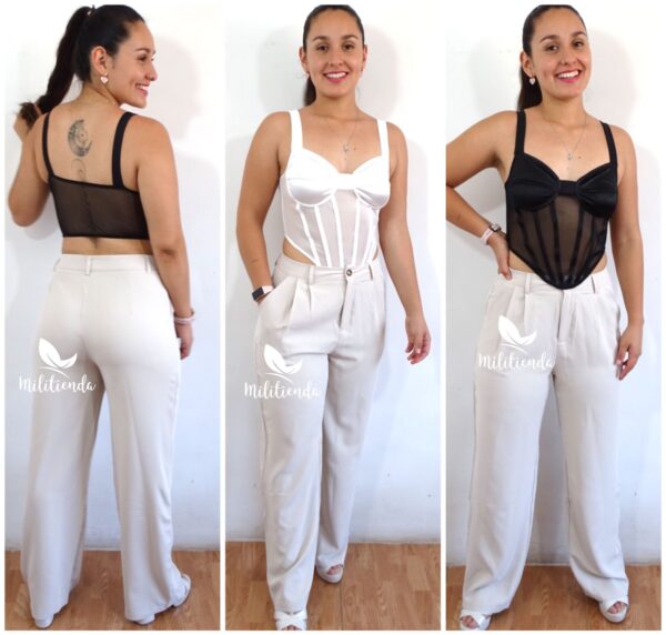 Corset transparencia