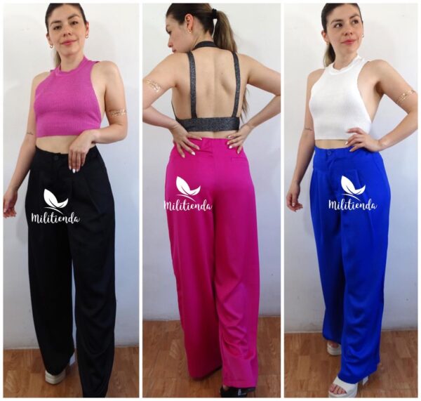 Top halter hilo metalizado