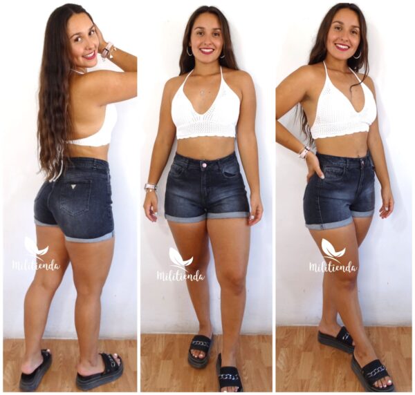 Short Vintage grafito- Modelo premiun