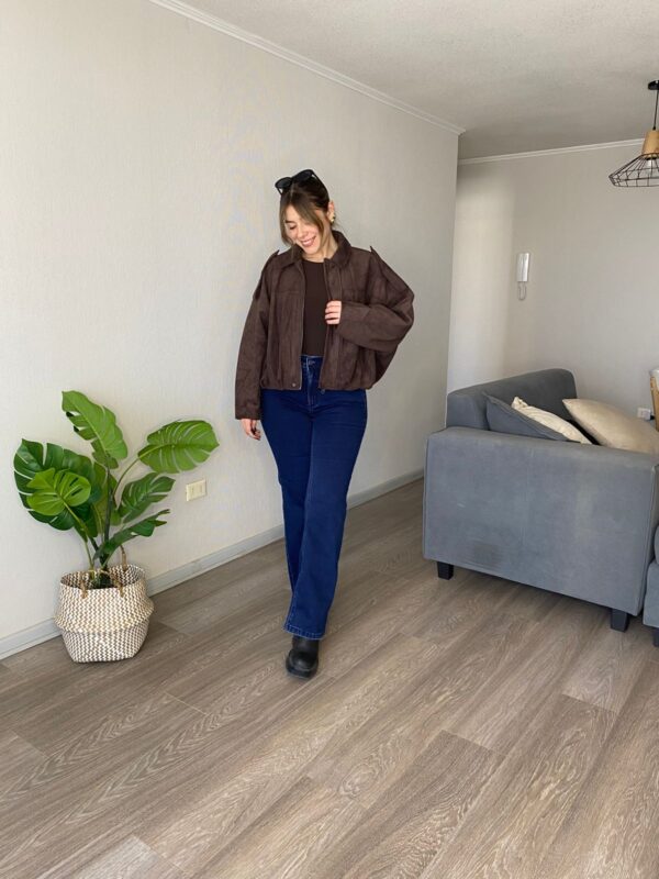 Chaqueta bomber gamuza